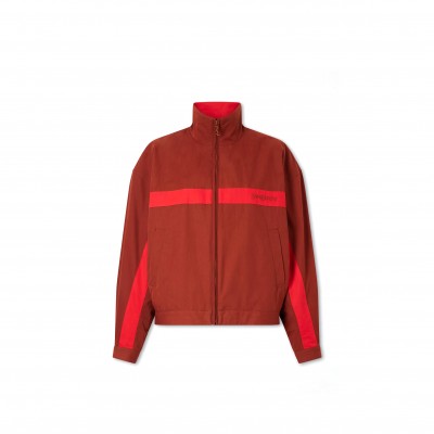 YSL EMBROIDERED STRIPED COTTON JACKET 